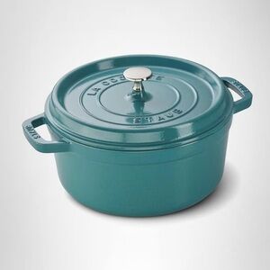 Staub Turquoise Blue 4qt Cast Iron Cocotte